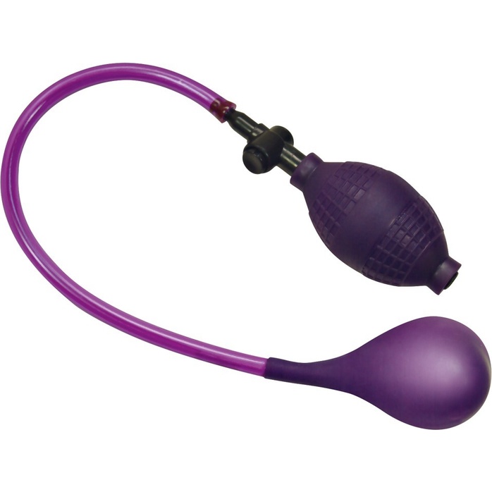 Фиолетовый анальный стимулятор с функцией расширения Anal Balloon - Bad Kitty. Фотография 2.