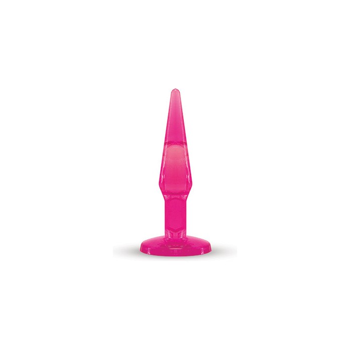 Розовая анальная втулка среднего размера JAMMY JELLY ANAL MEDIUM PLUG PINK - 14 см - Jammy Jelly Anal