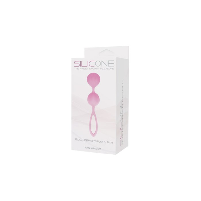 Розовый вагинальные шарики из силикона BLACKBERRIES PUSSY SILICONE - Silicone. Фотография 2.