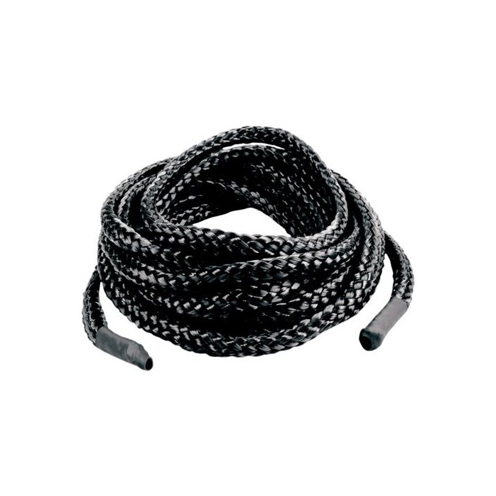 Чёрная верёвка для связывания - 5 м - Japanese Silk Love Rope
