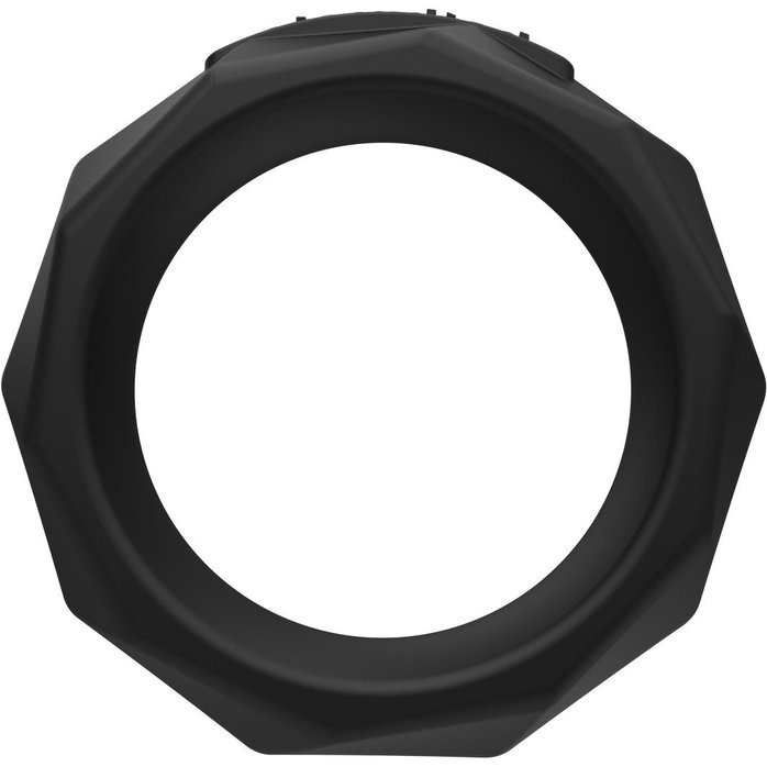 Черное эрекционное кольцо Maximus 55 - Эрекционные кольца