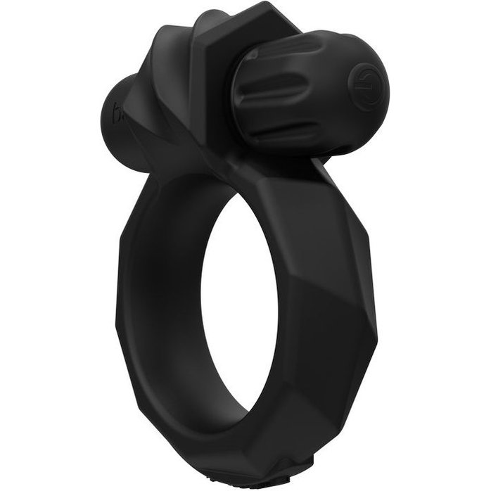 Черное эрекционное виброкольцо Maximus 45 Vibe - Эрекционные кольца. Фотография 3.