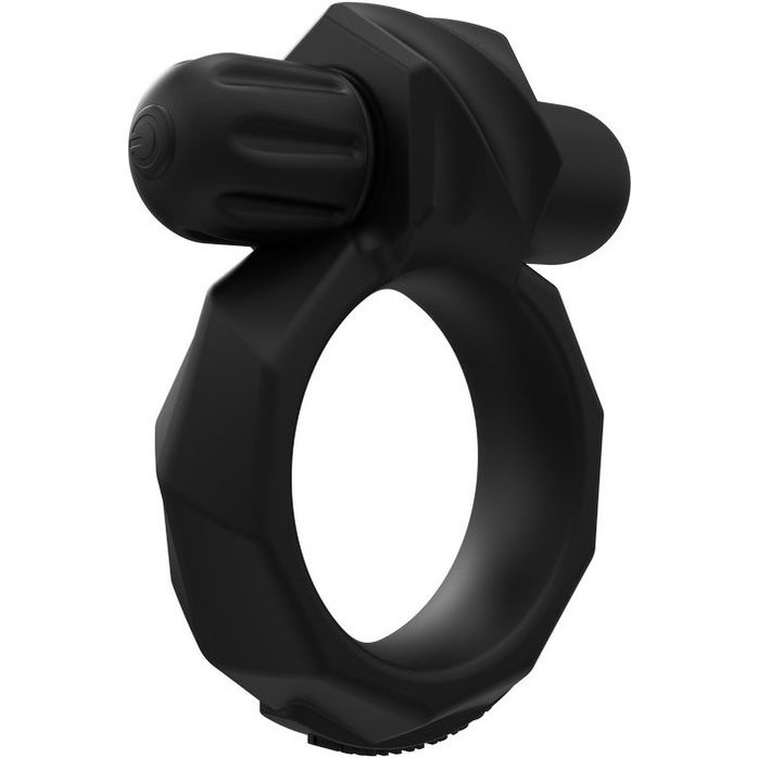 Черное эрекционное виброкольцо Maximus 45 Vibe - Эрекционные кольца. Фотография 7.