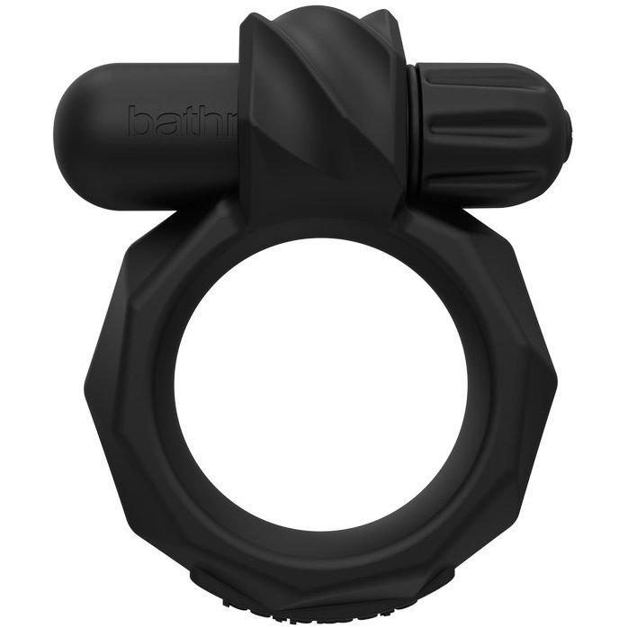 Черное эрекционное виброкольцо Maximus 55 Vibe - Эрекционные кольца