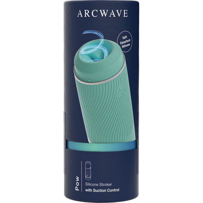 Мятный мастурбатор с контролем всасывания Arcwave Pow Stroker. Фотография 8.