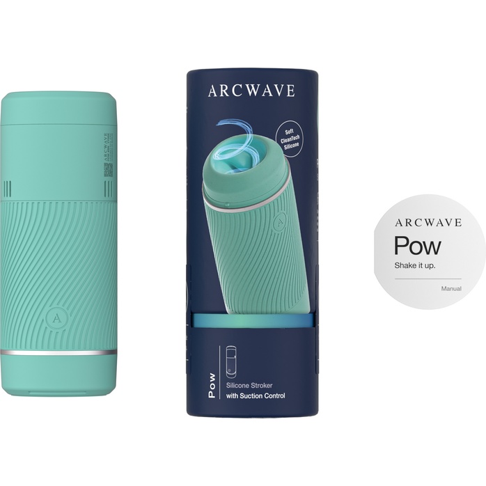 Мятный мастурбатор с контролем всасывания Arcwave Pow Stroker. Фотография 10.