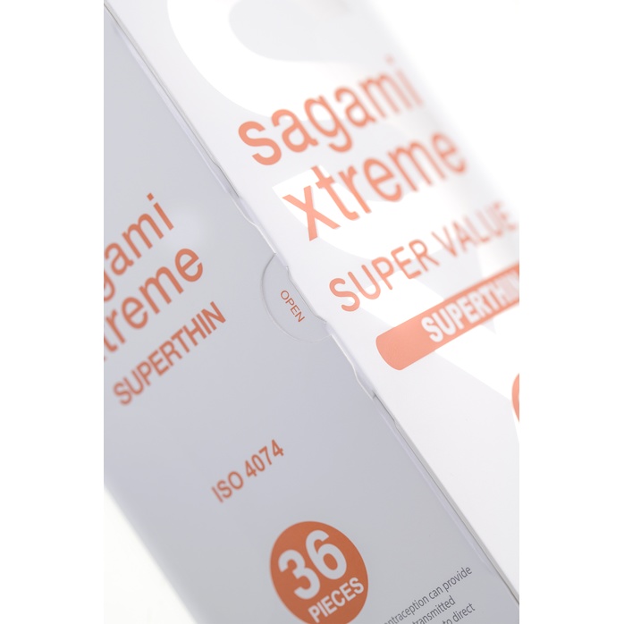 Ультратонкие презервативы Sagami Xtreme Superthin - 36 шт. Фотография 6.