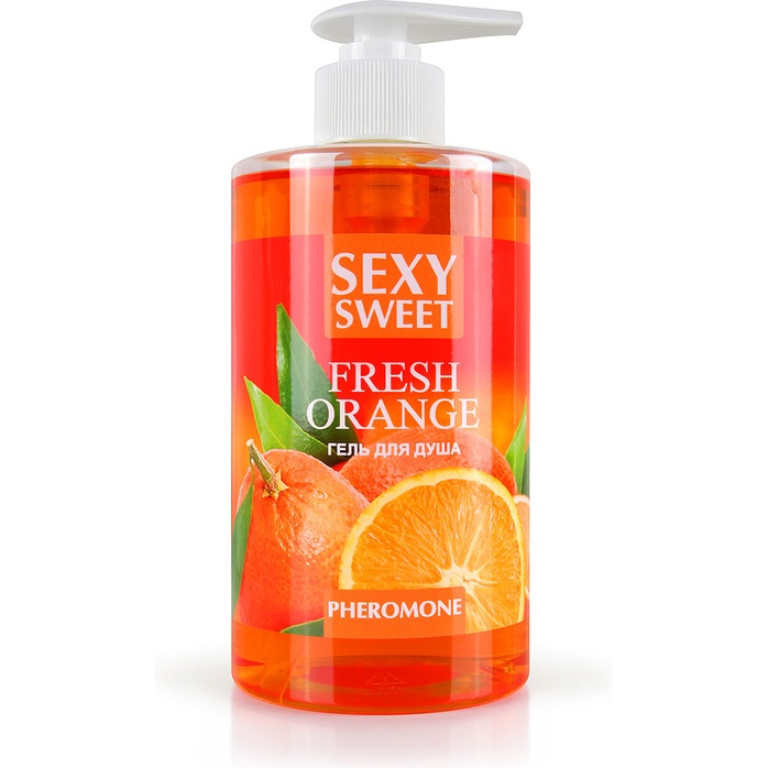 Гель для душа Sexy Sweet Fresh Orange с ароматом апельсина и феромонами - 430 мл - Серия Sexy Sweet