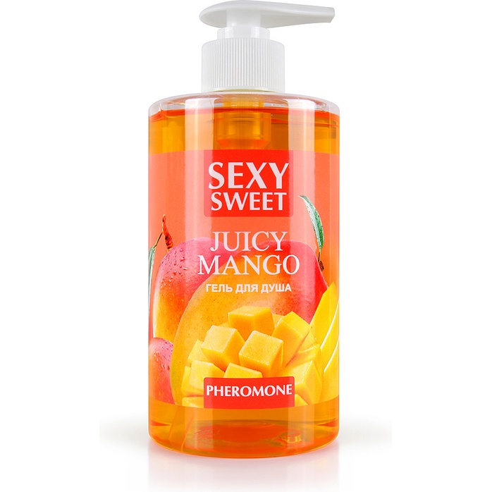 Гель для душа Sexy Sweet Juicy Mango с ароматом манго и феромонами - 430 мл - Серия Sexy Sweet