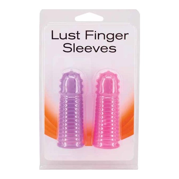 Набор из 2 насадок на пальцы Lust Finger Sleeves. Фотография 3.
