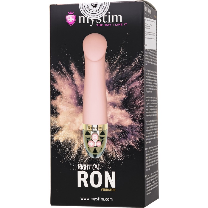 Розовый стимулятор для G-точки Right on Ron - 17 см. Фотография 10.