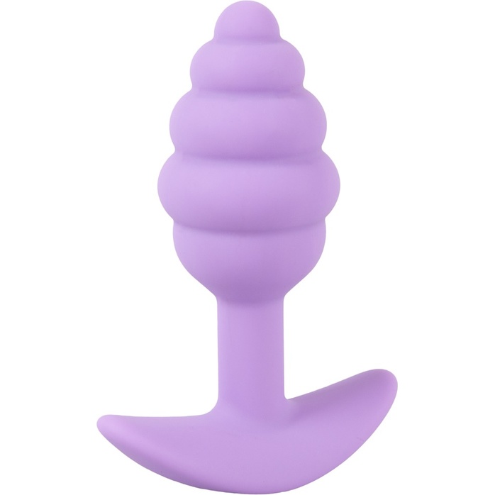 Фиолетовая анальная втулка Mini Butt Plug - 7,5 см. Фотография 5.