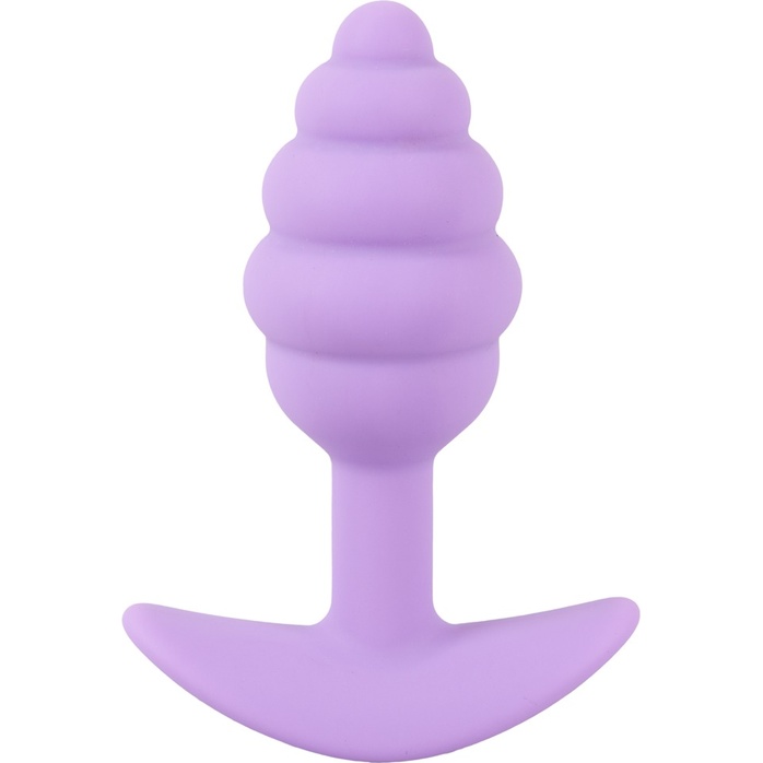Фиолетовая анальная втулка Mini Butt Plug - 7,5 см