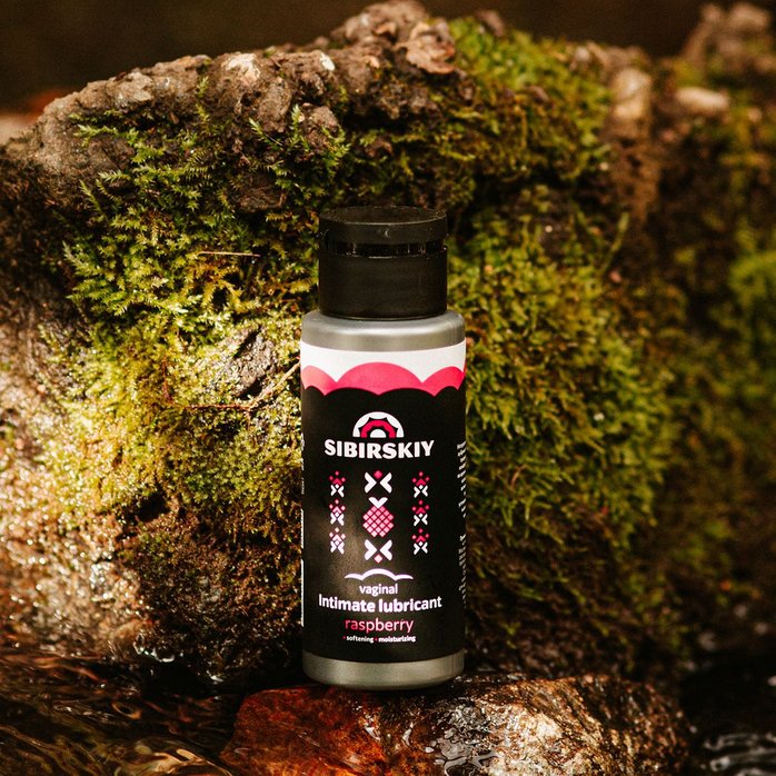 Интимный лубрикант на водной основе SIBIRSKIY с ароматом лесной малины - 100 мл. Фотография 3.