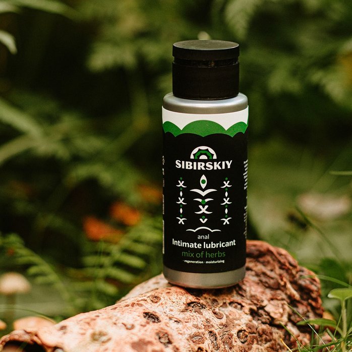 Анальный лубрикант на водной основе SIBIRSKIY с ароматом луговых трав - 100 мл. Фотография 3.