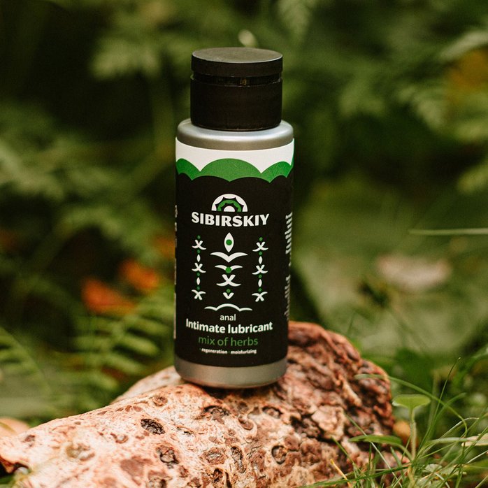 Анальный лубрикант на водной основе SIBIRSKIY с ароматом луговых трав - 100 мл. Фотография 4.