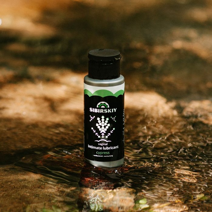 Интимный лубрикант на водной основе SIBIRSKIY с ароматом кипариса - 100 мл. Фотография 3.