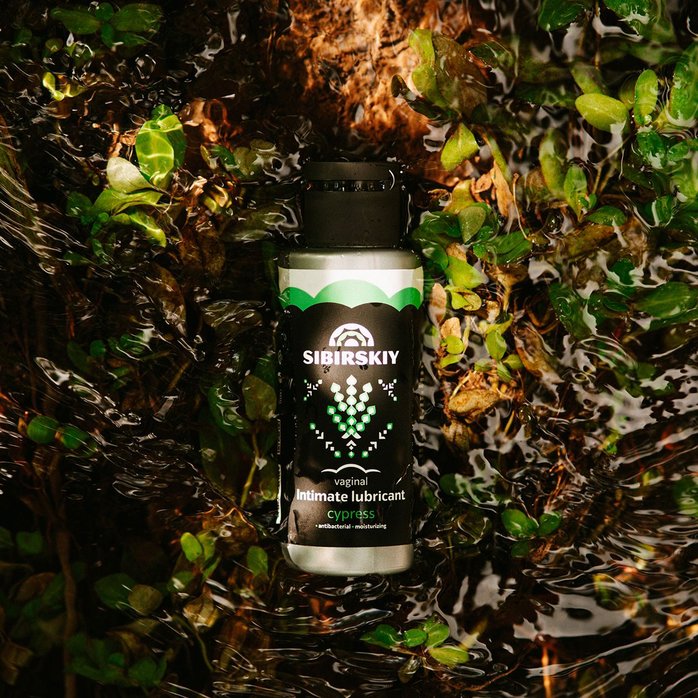 Интимный лубрикант на водной основе SIBIRSKIY с ароматом кипариса - 100 мл. Фотография 4.