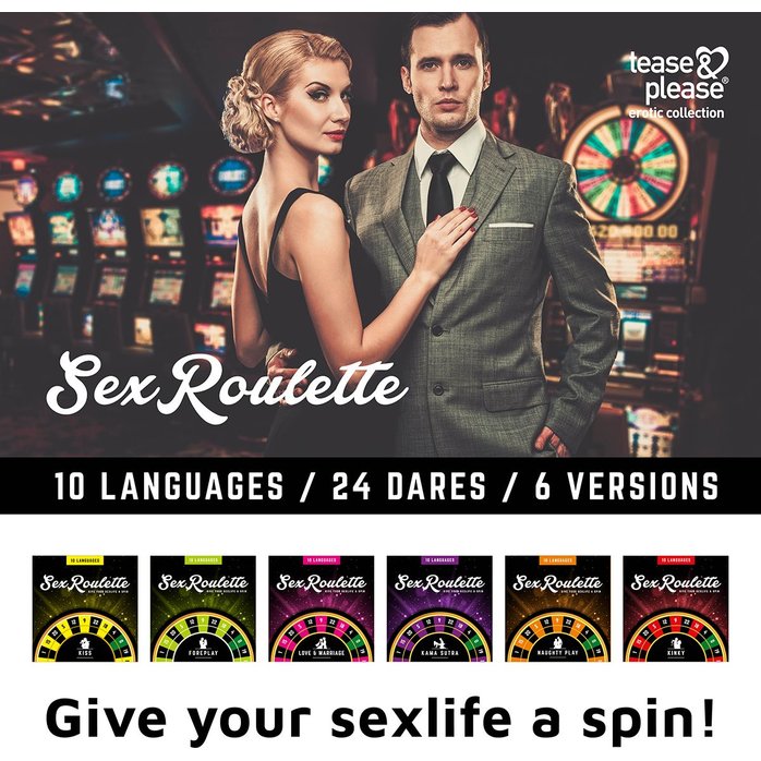 Настольная игра-рулетка Sex Roulette Kiss. Фотография 7.