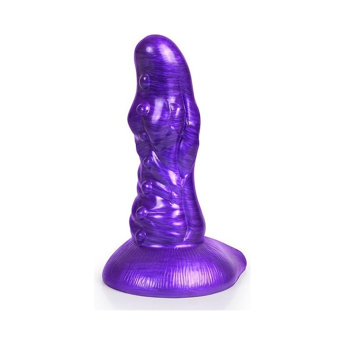 Фиолетовый фантазийный фаллоимитатор - 19 см - MAGIC HERO