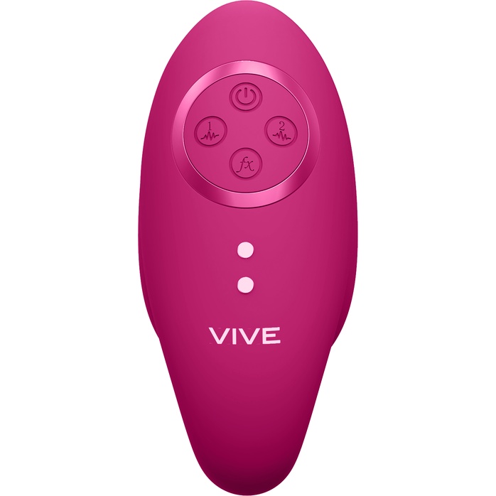 Розовое виброяйцо с дополнительной клиторальной стимуляцией Aika - Vive. Фотография 5.