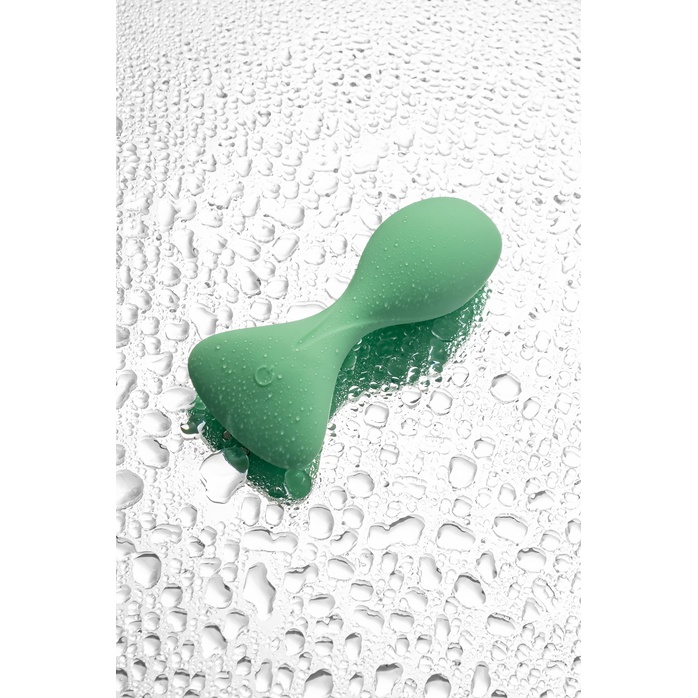 Зеленая анальная втулка с вибрацией Satisfyer Trendsetter. Фотография 12.