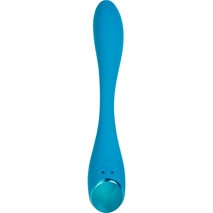 Синий гибкий вибратор Satisfyer G-Spot Flex 5 - 19,6 см. Фотография 6.