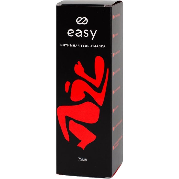 Возбуждающий интимный гель-смазка на водной основе Easy - 75 мл. Фотография 2.