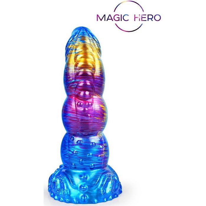 Фантазийный фаллоимитатор на присоске - 23 см - MAGIC HERO