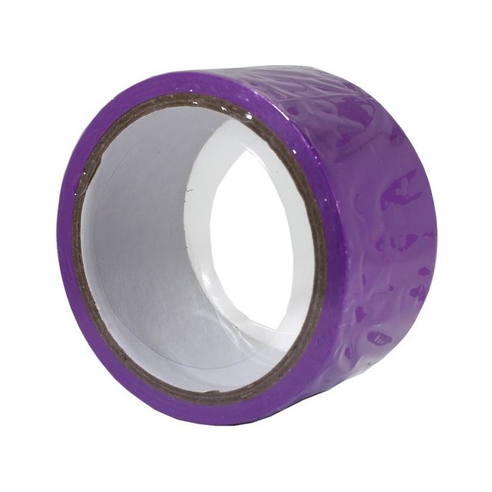 Фиолетовый скотч для связывания Bondage Tape - 15 м. Фотография 3.