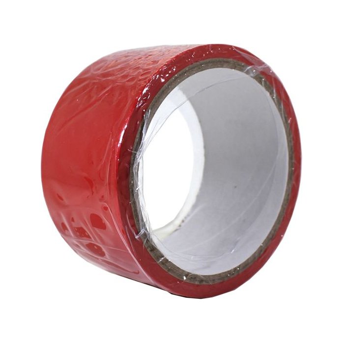 Красный скотч для связывания Bondage Tape - 15 м