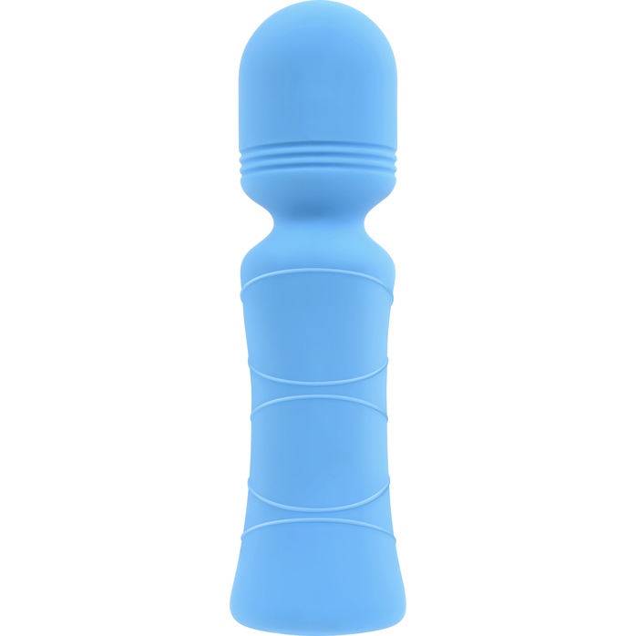 Голубой wand-вибратор Out Of The Blue - 10,5 см. Фотография 4.