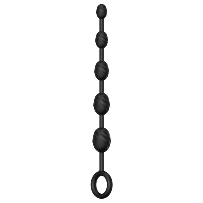 Черная анальная цепочка №03 Anal Chain - 30 см - BLKDESIRE