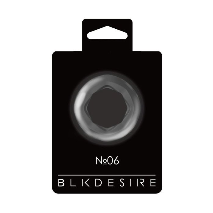 Черные эрекционное кольцо №06 Cock Ring - BLKDESIRE. Фотография 3.