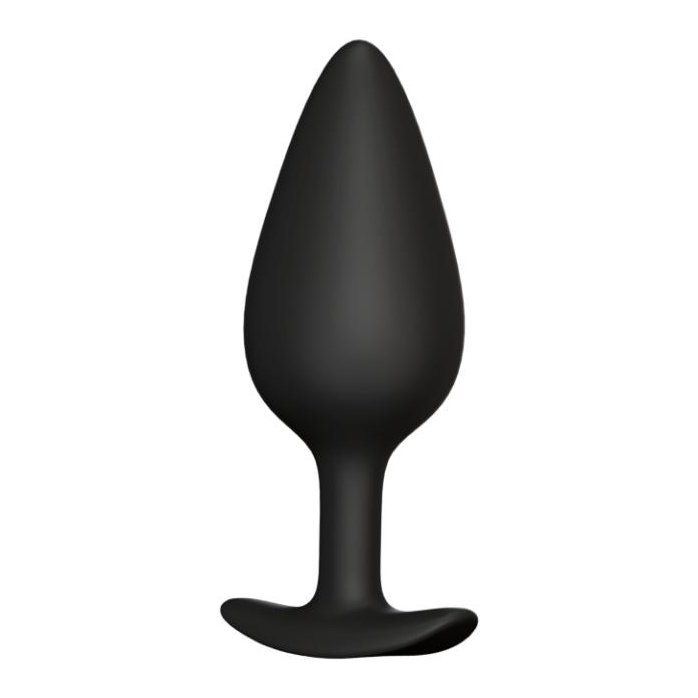 Черная анальная пробка Butt plug №04 - 10 см - BLKDESIRE. Фотография 9.