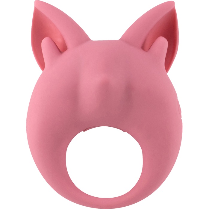 Розовое перезаряжаемое эрекционное кольцо Kitten Kiki - MiMi Animals