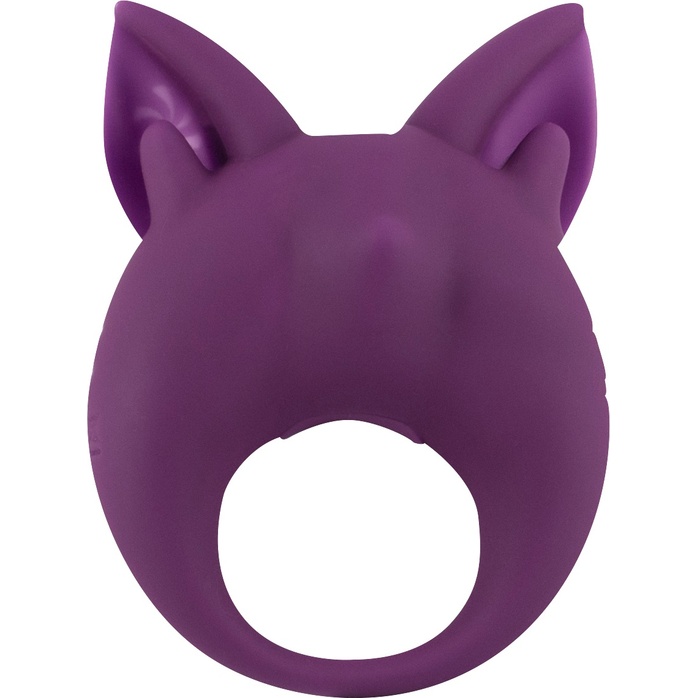 Фиолетовое перезаряжаемое эрекционное кольцо Kitten Kiki - MiMi Animals