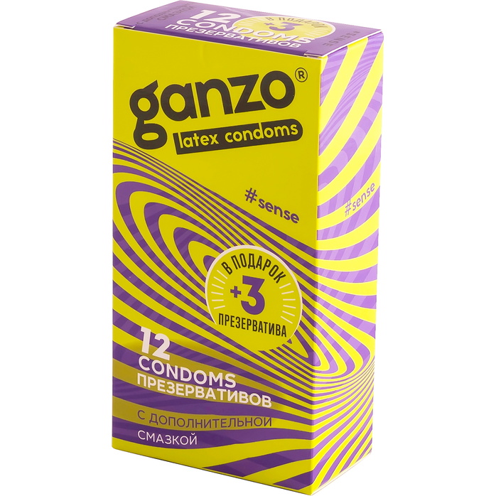 Тонкие презервативы для большей чувствительности Ganzo Sence - 15 шт. Фотография 3.