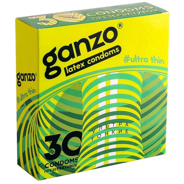 Ультратонкие презервативы Ganzo Ultra thin - 30 шт