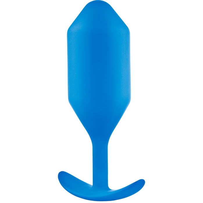 Синяя пробка для ношения B-vibe Snug Plug 5 - 14 см