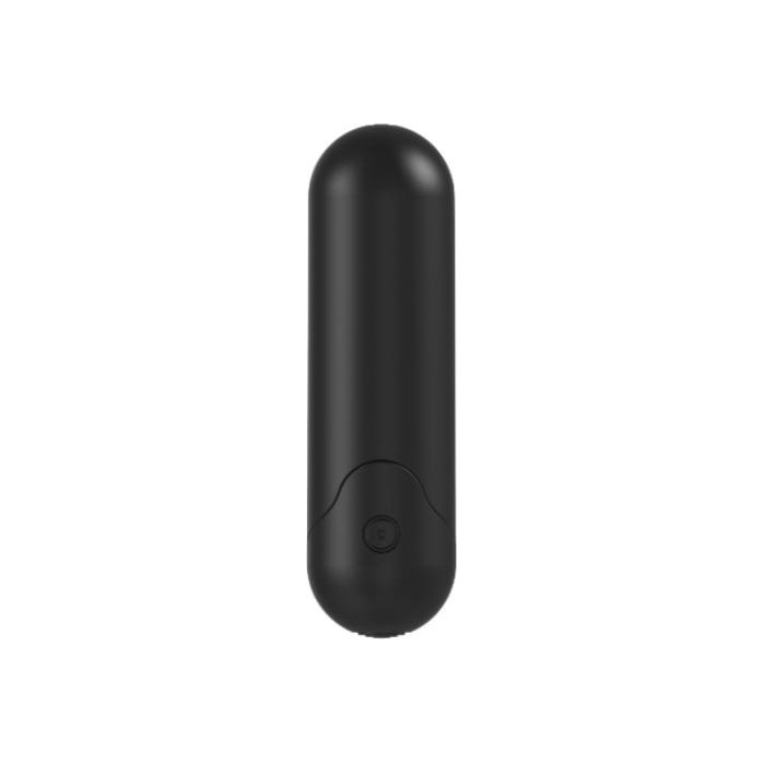 Черная перезаряжаемая анальная пробка №08 Cone-shaped butt plug - 13,5 см - BLKDESIRE. Фотография 11.