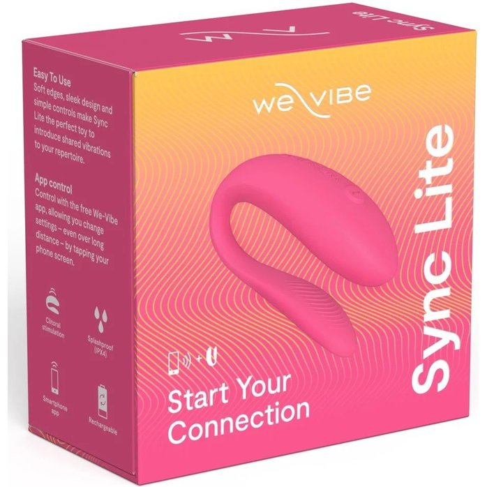 Розовый вибратор для пар We-Vibe Sync Lite. Фотография 7.
