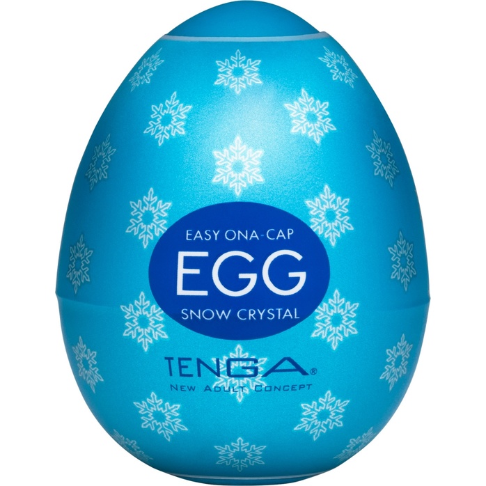 Мастурбатор-яйцо Snow Crystal - EGG Series