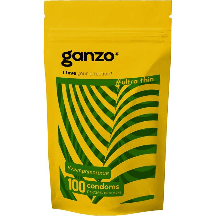 Ультратонкие презервативы Ganzo Ultra thin - 100 шт