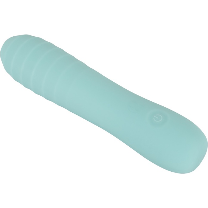 Аквамариновый мини-вибратор Straight Vibrator - 16,4 см - You2Toys. Фотография 6.