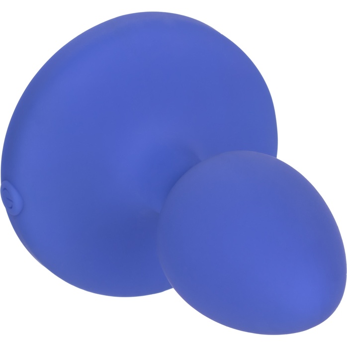 Синяя анальная вибропробка Medium Rechargeable Vibrating Probe - 9,5 см - Cheeky. Фотография 6.