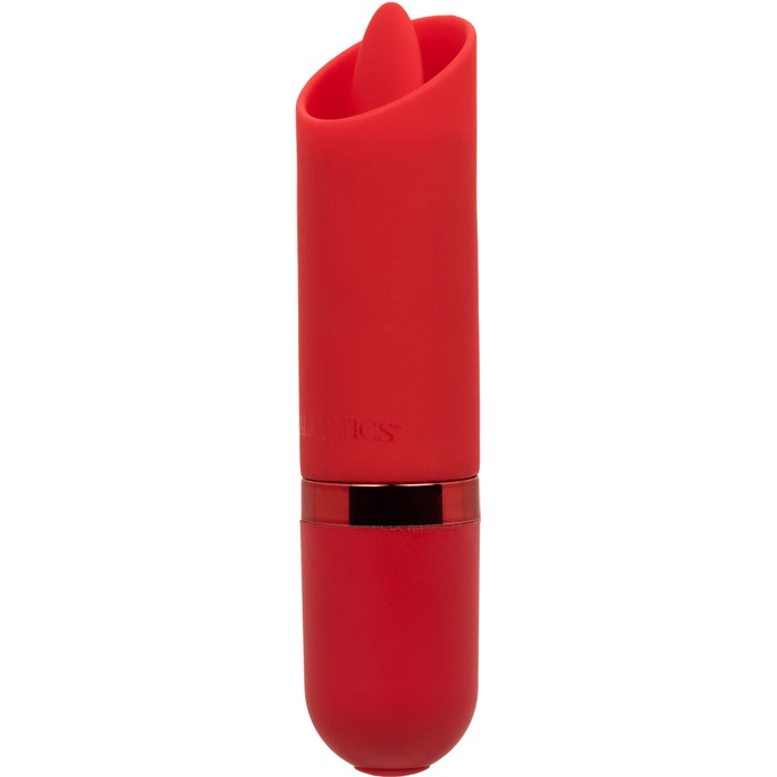 Красный клиторальный стимулятор с подвижным язычком Flicker - Kyst. Фотография 6.
