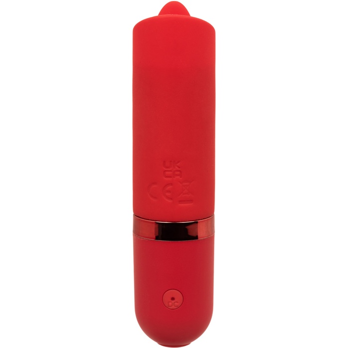 Красный клиторальный стимулятор с подвижным язычком Flicker - Kyst. Фотография 8.