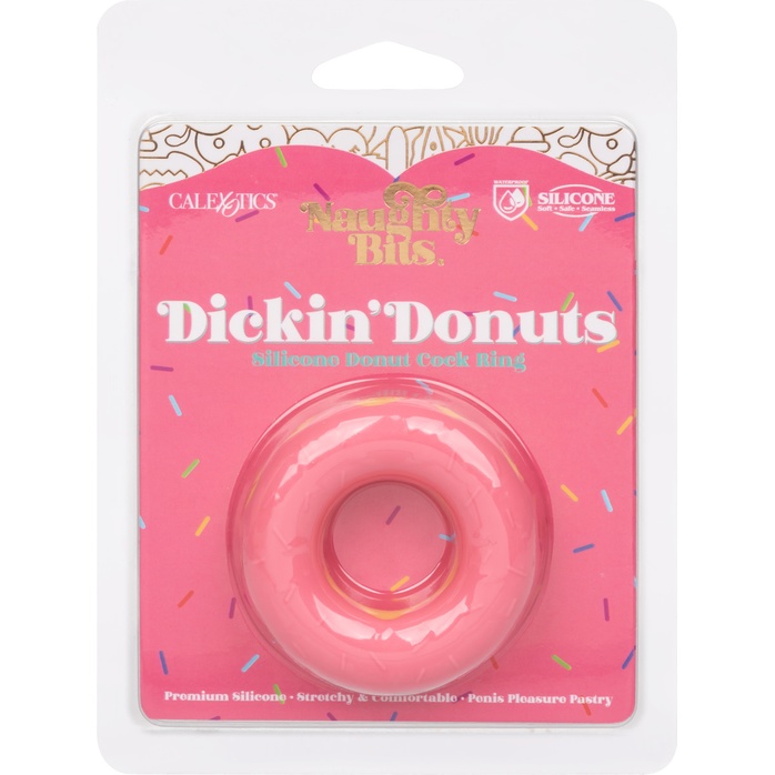 Эрекционное кольцо в форме пончика Dickin’ Donuts Silicone Donut Cock Ring - Naughty Bits. Фотография 11.