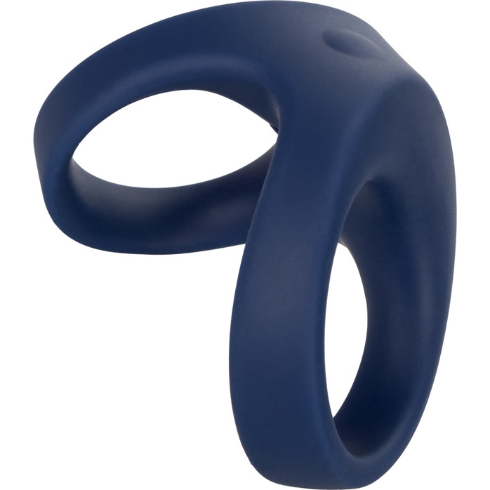 Синее эрекционное виброкольцо Rechargeable Max Dual Ring - Viceroy. Фотография 11.